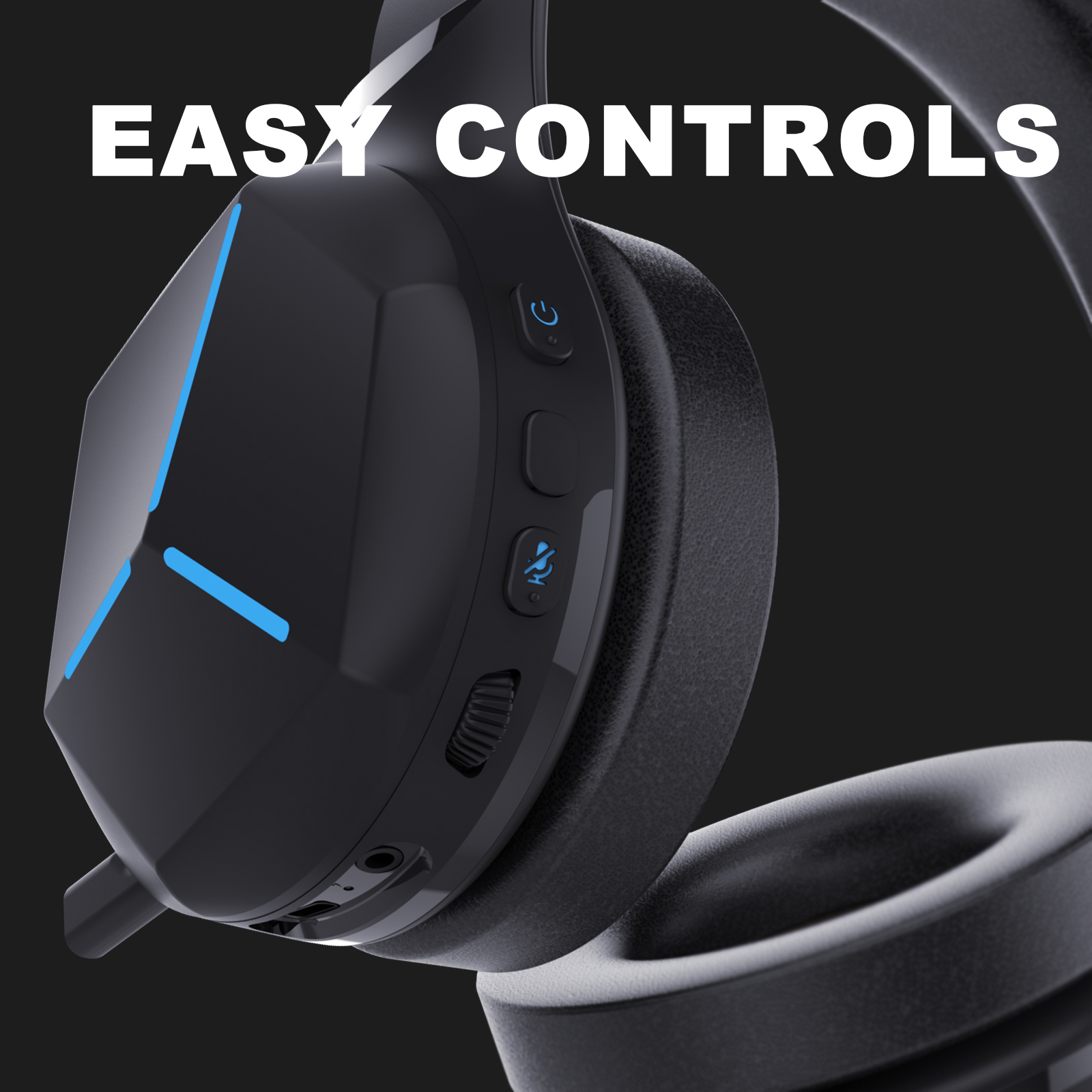Wireless Gaming Headset Tri-mode Wired/Bluetooth/2.4G Wireless