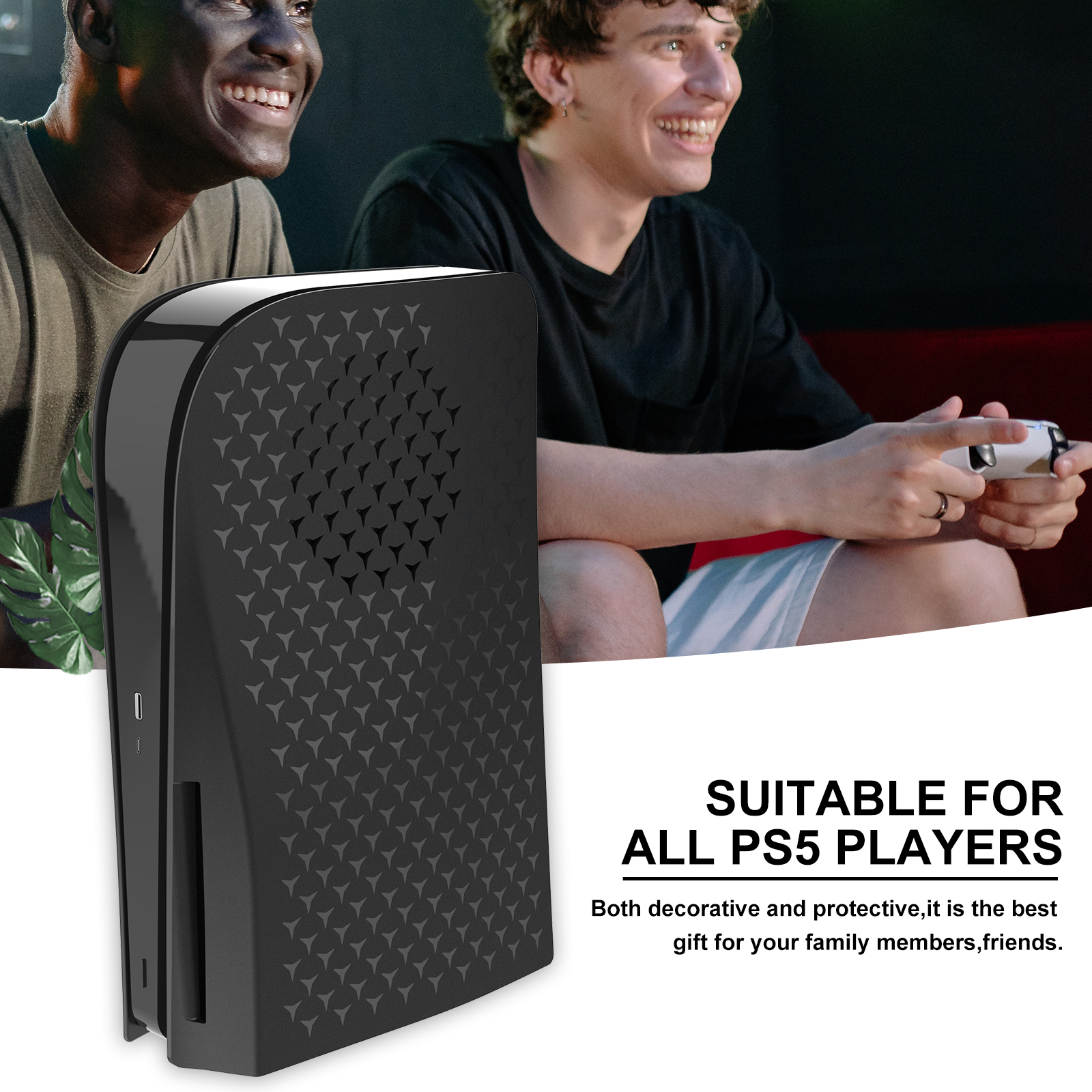 PS5 Shell Case Custom Faceplate Console Replacement Plates Cover for PS5 Playstation Disc Digital Version