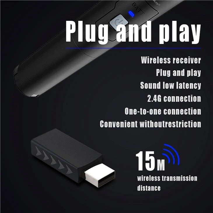 Honcam 25ms Low Latency Wirless Gaming Microphone For PS5 Switch Xbox