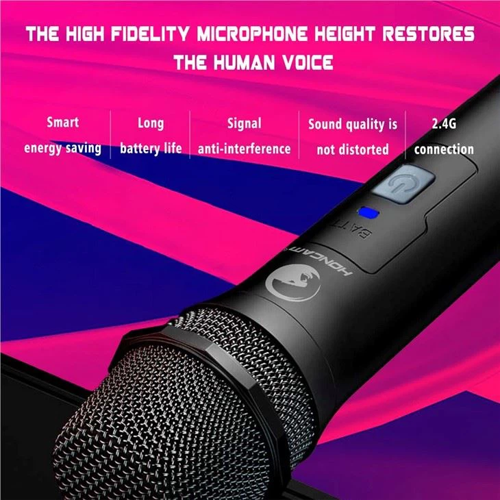 Honcam 25ms Low Latency Wirless Gaming Microphone For PS5 Switch Xbox