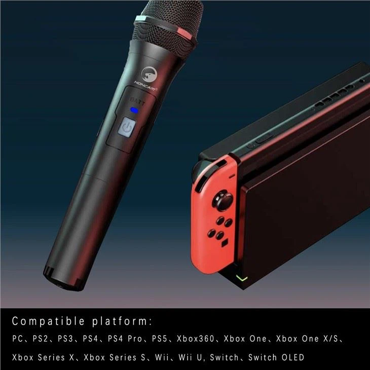 Honcam 25ms Low Latency Wirless Gaming Microphone For PS5 Switch Xbox