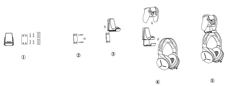 ps5 controller holder