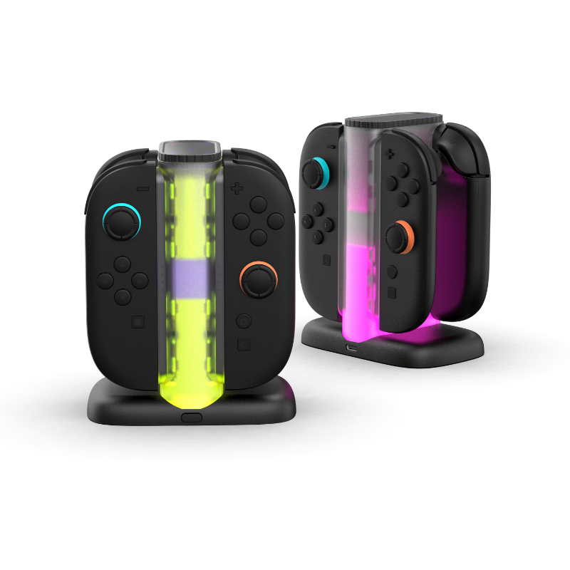 Honcam Switch 2 RGB Charging Dock for Nintendo Switch Joy-con 2