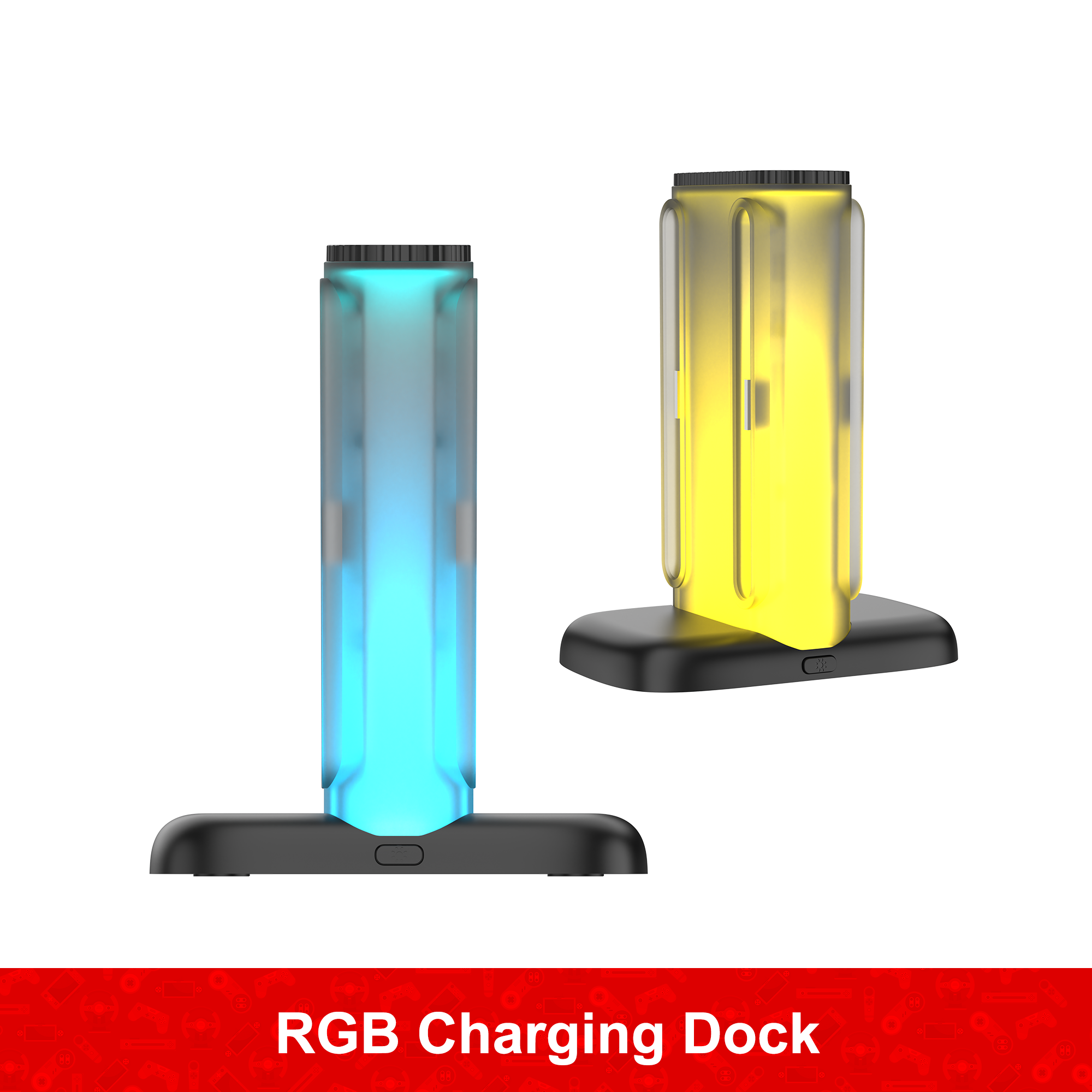 Honcam Switch 2 RGB Charging Dock for Nintendo Switch Joy-con 2