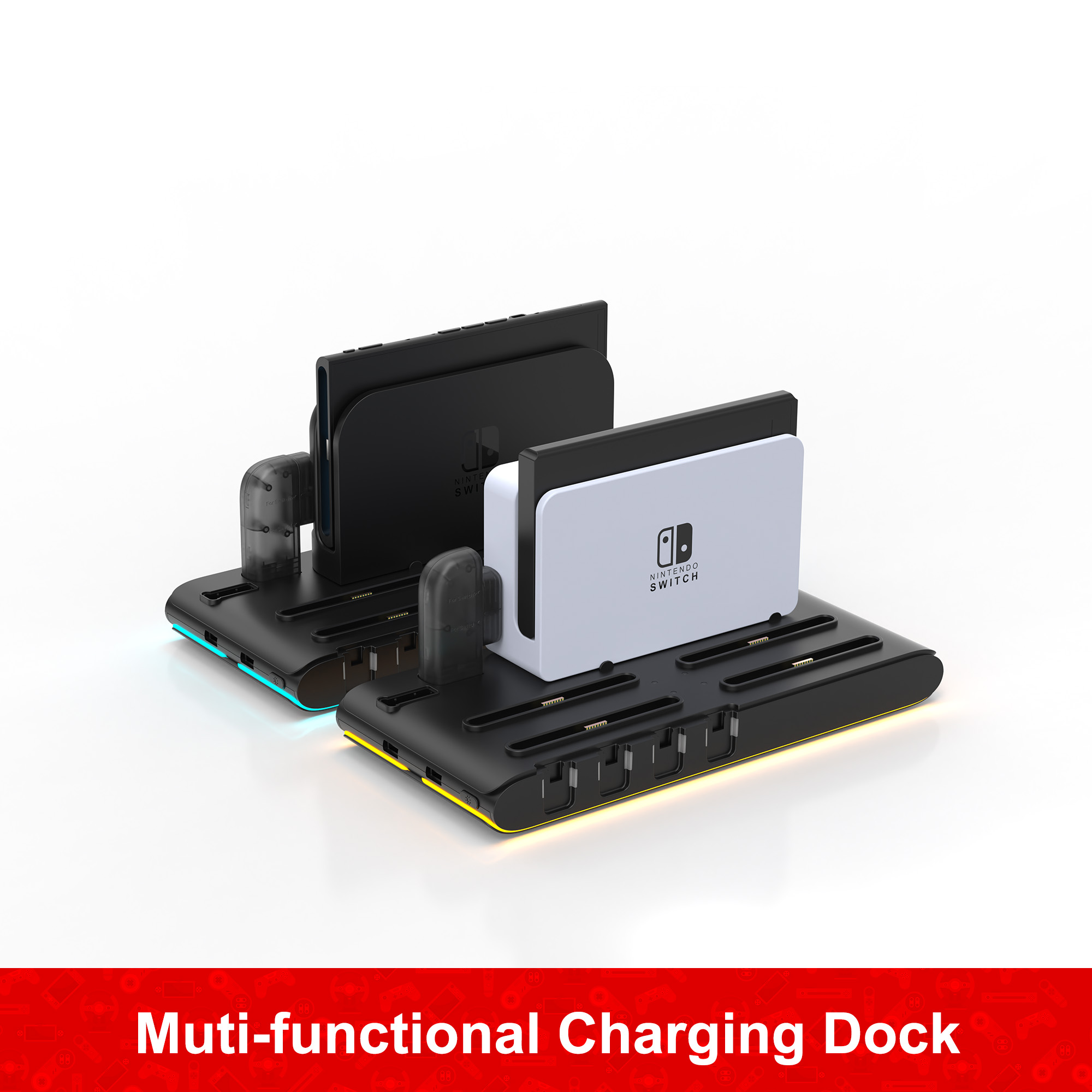 Charging Dock Organizer Rack for Nintendo Switch/OLED/Switch 2