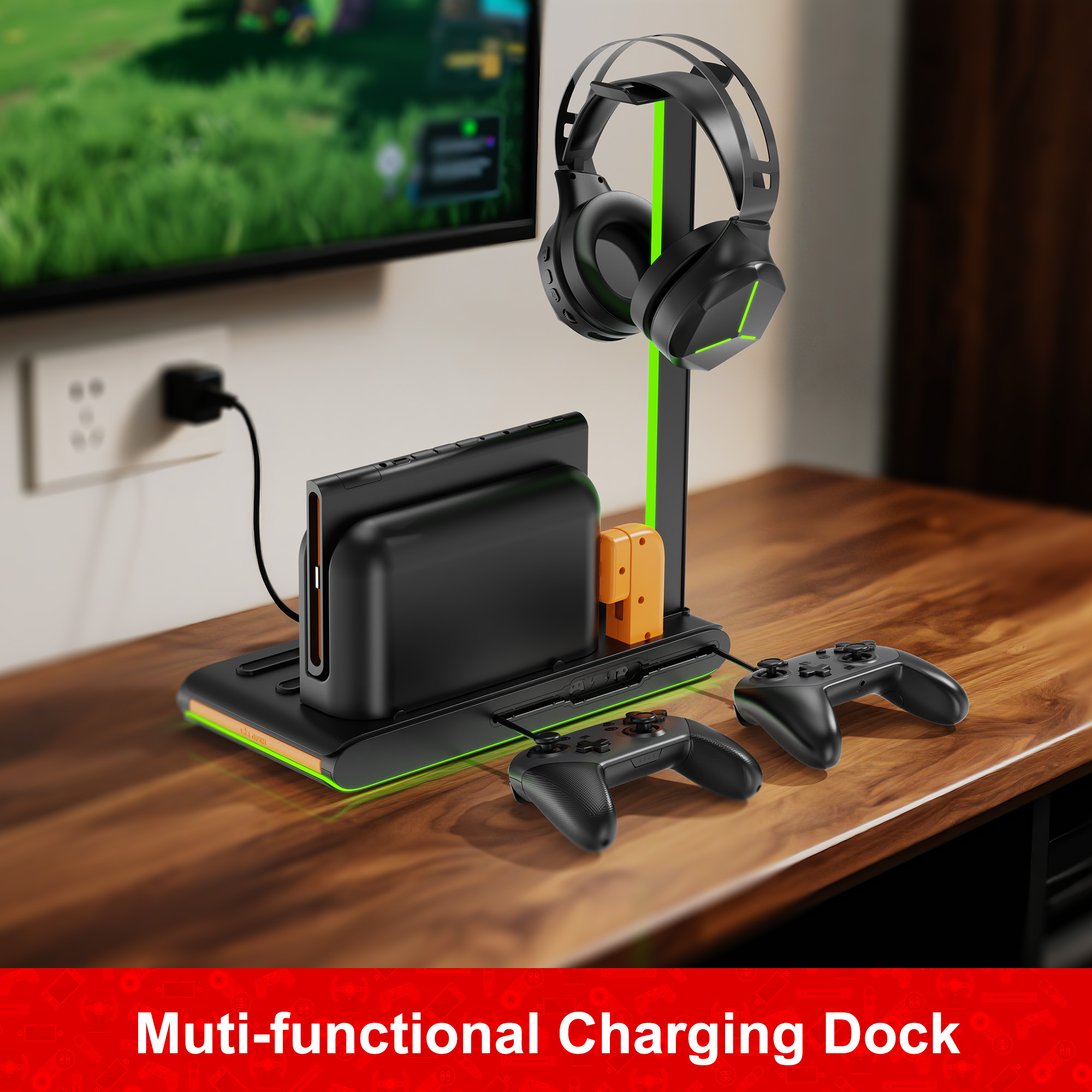 Charging Dock Organizer Rack for Nintendo Switch/OLED/Switch 2