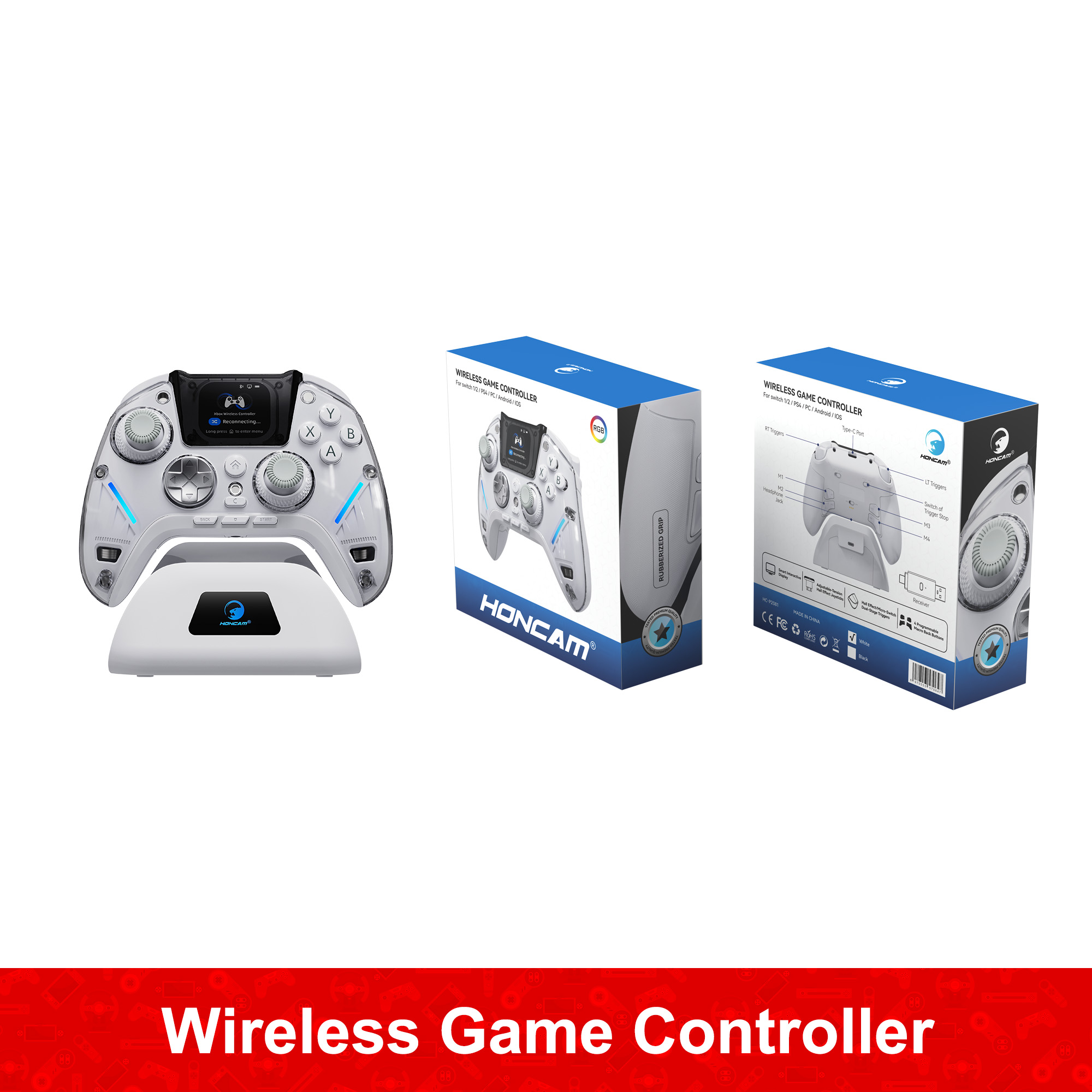 Multifunctional Controller Smart display for pro-level customization
