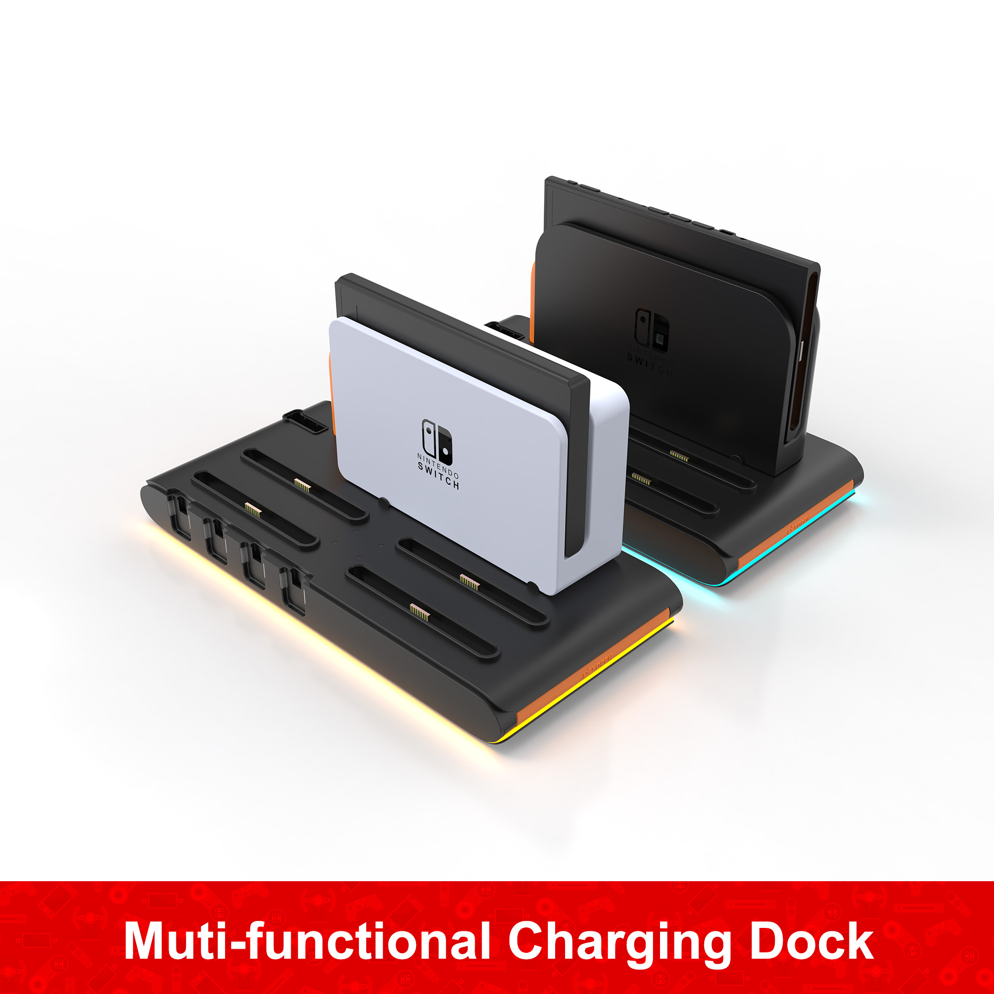 Charging Dock Organizer Rack for Nintendo Switch/OLED/Switch 2