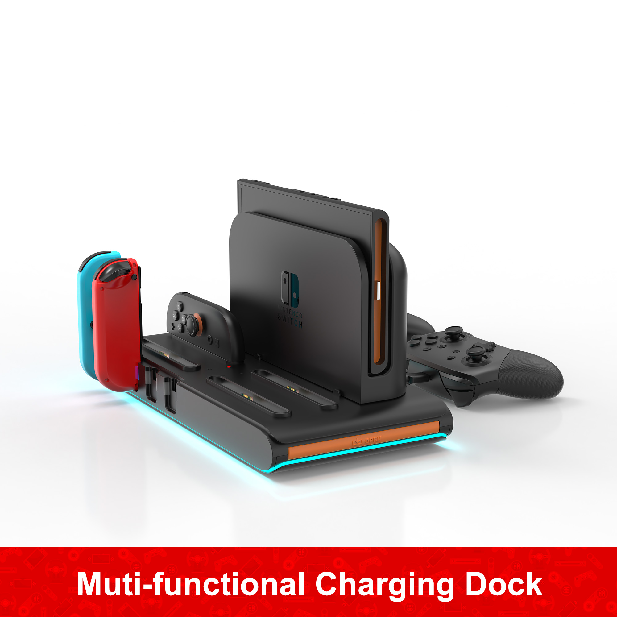 Charging Dock Organizer Rack for Nintendo Switch/OLED/Switch 2