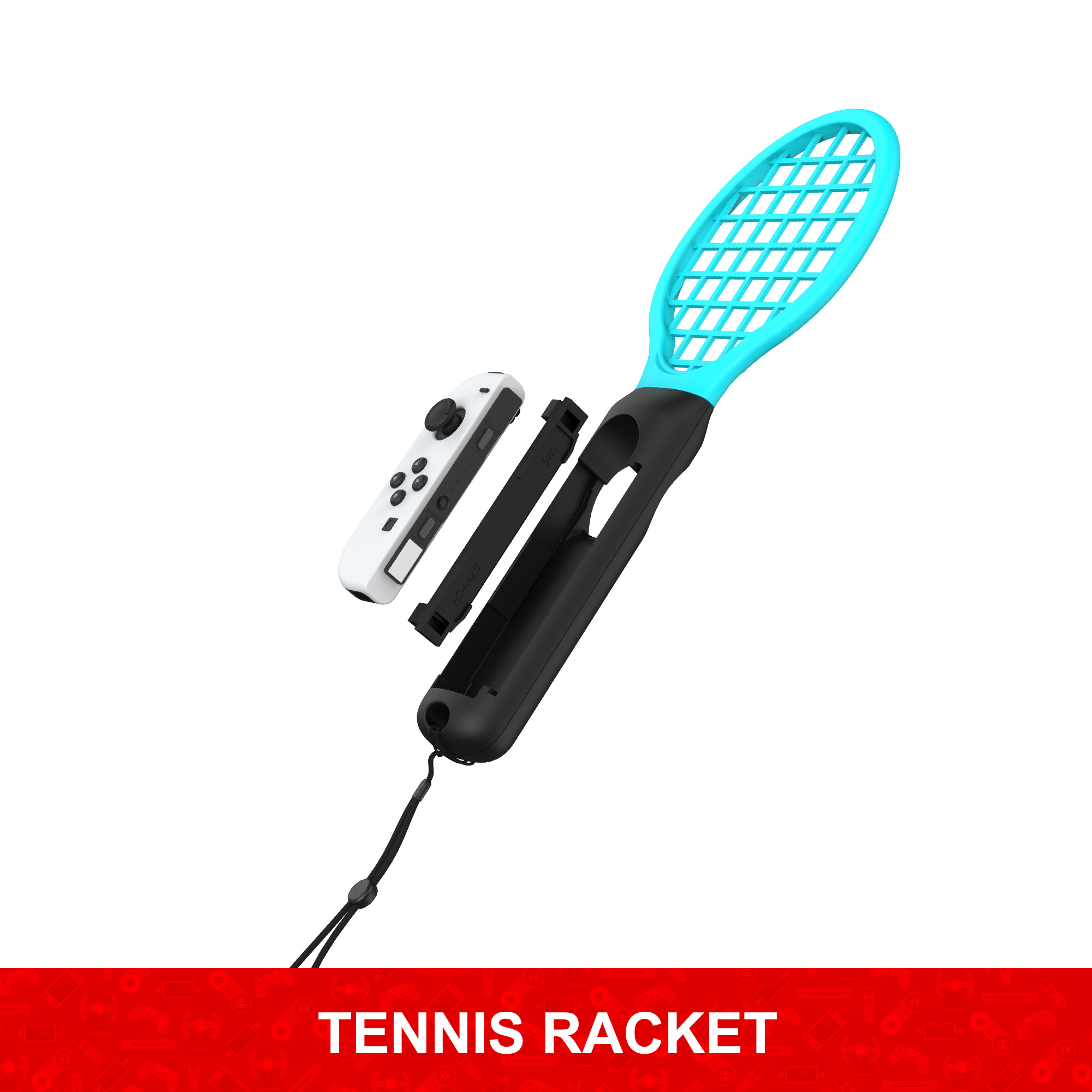 Honcam Switch 2 Tennis Racket Handle Grip Controller Holder