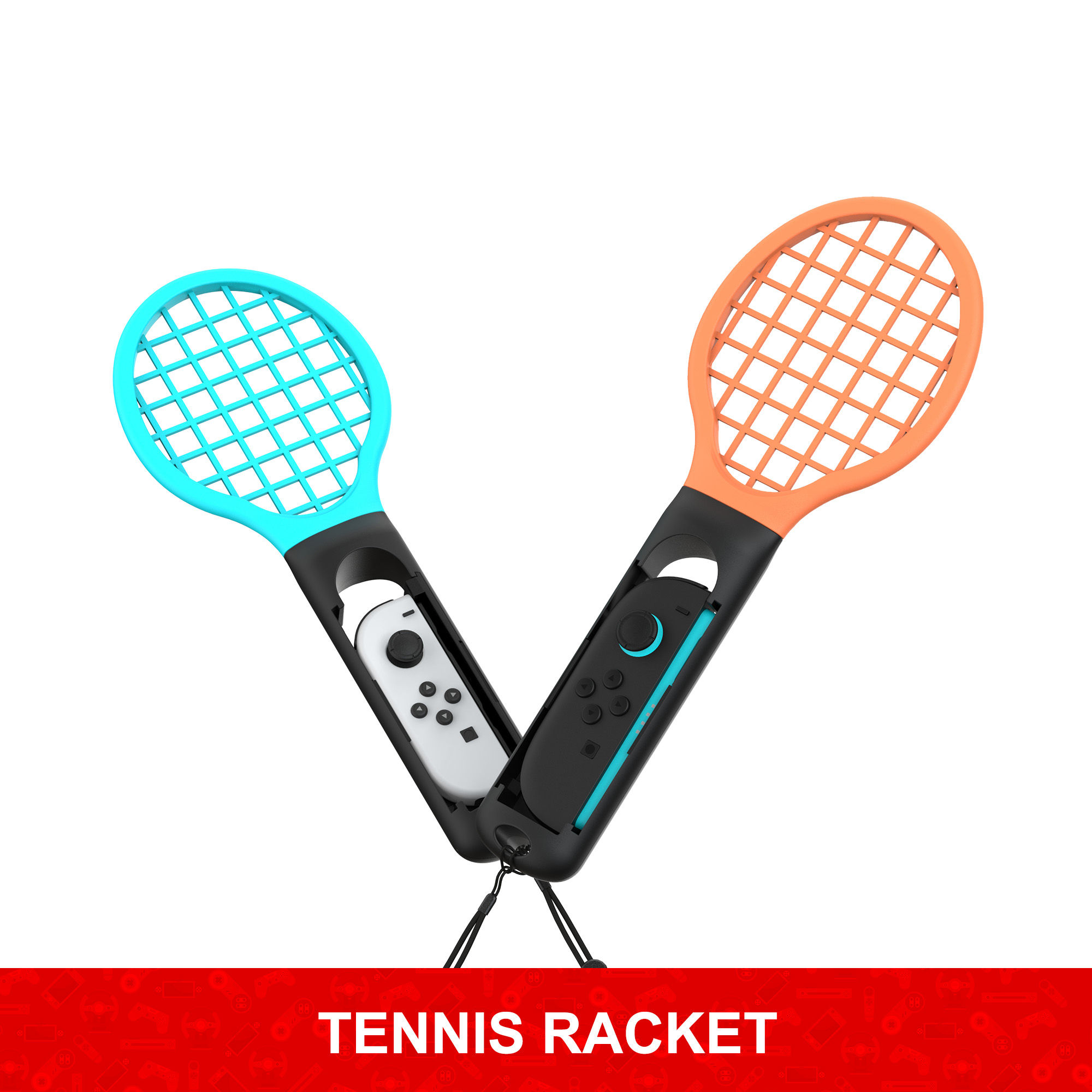 Honcam Switch 2 Tennis Racket Handle Grip Controller Holder
