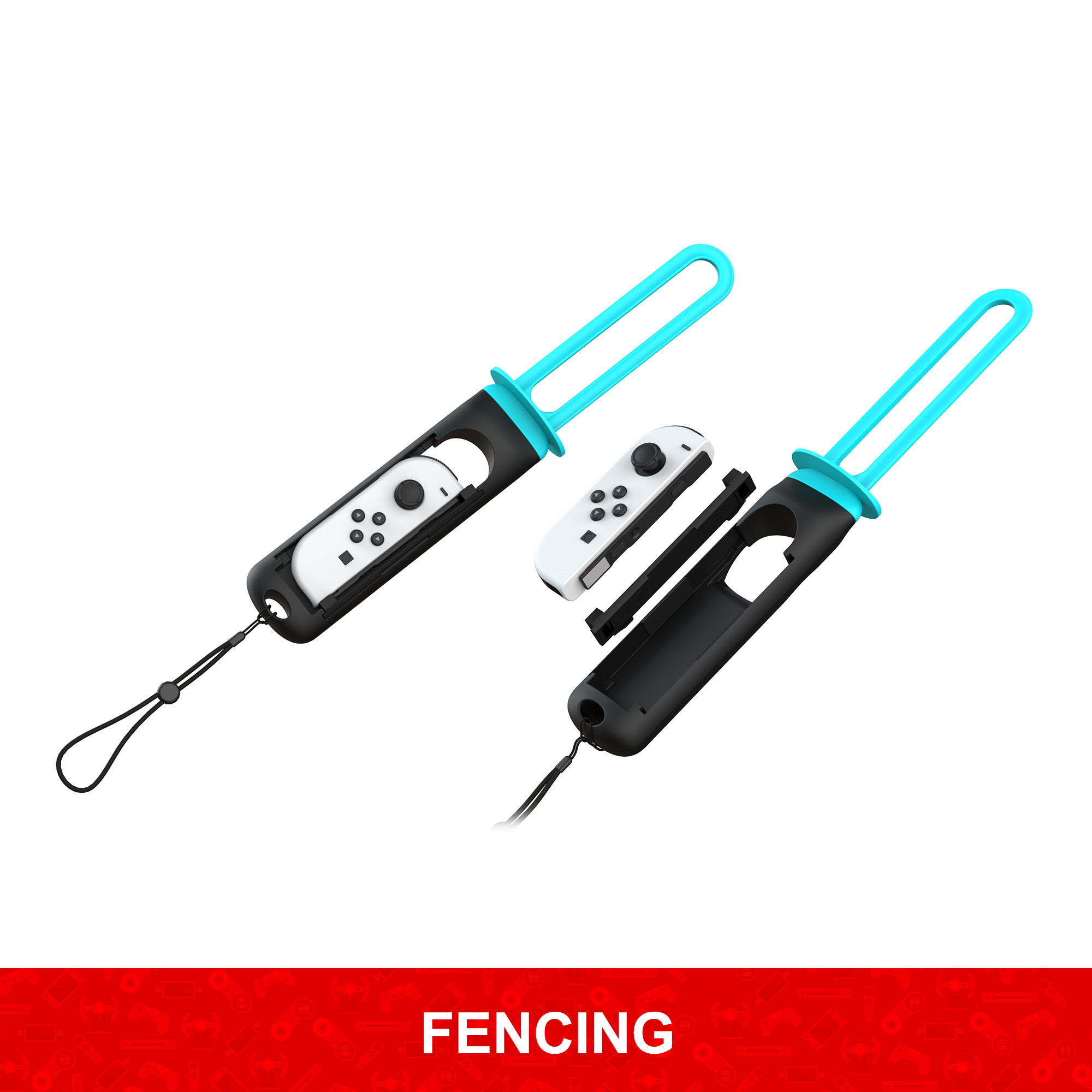 Honcam Sword Grip Holder Sword Accessories for Nintendo Switch 2/Switch
